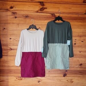 Magellan NWT Girls L 10/12 Long Sleeve Dress Bundle